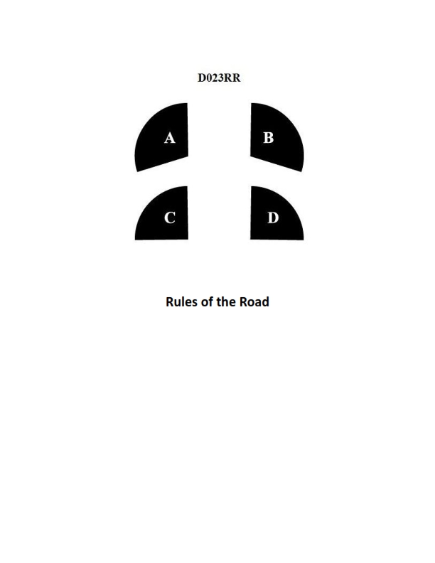Rules of the Road Question 736 diagram