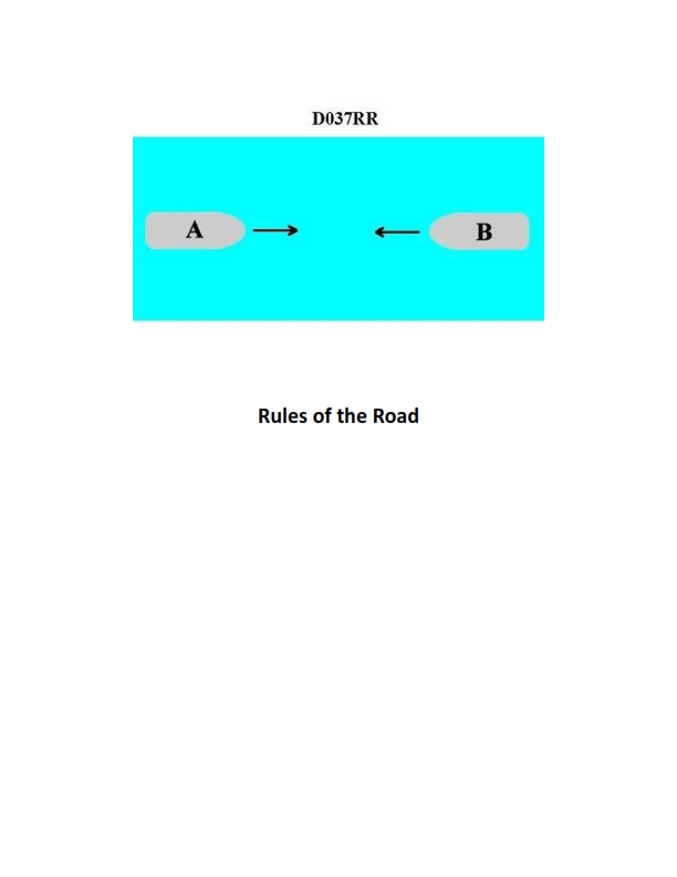 Rules of the Road Question 453 diagram