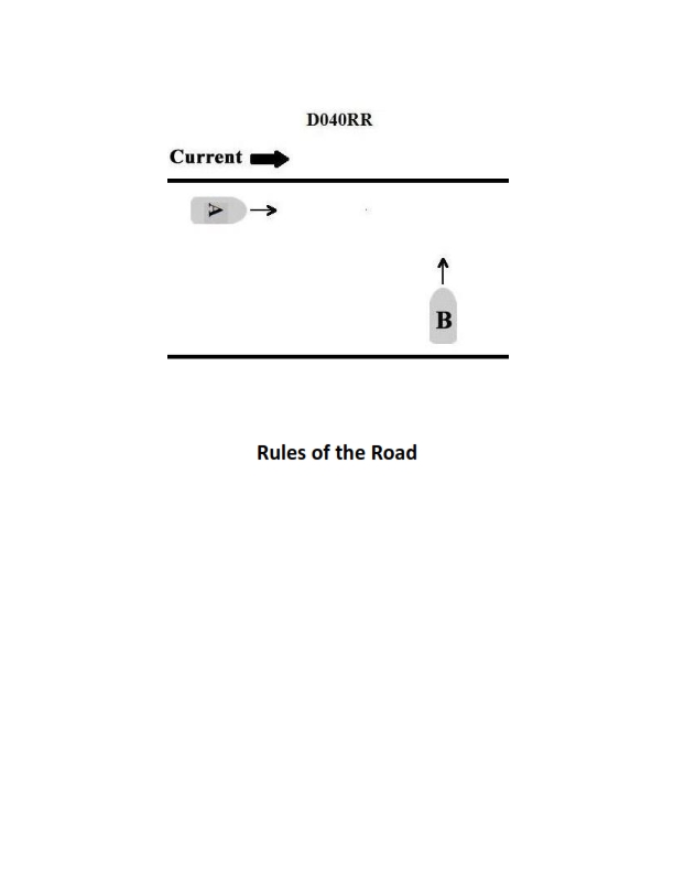 Rules of the Road Question 143 diagram