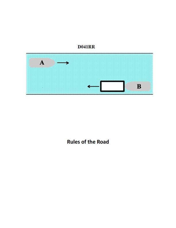 Rules of the Road Question 424 diagram