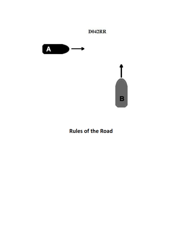 Rules of the Road Question 890 diagram