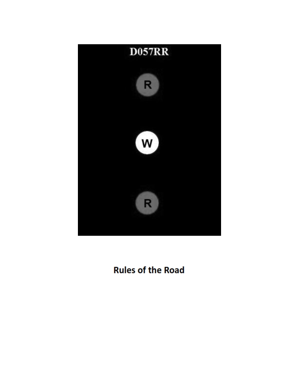 Rules of the Road Question 622 diagram